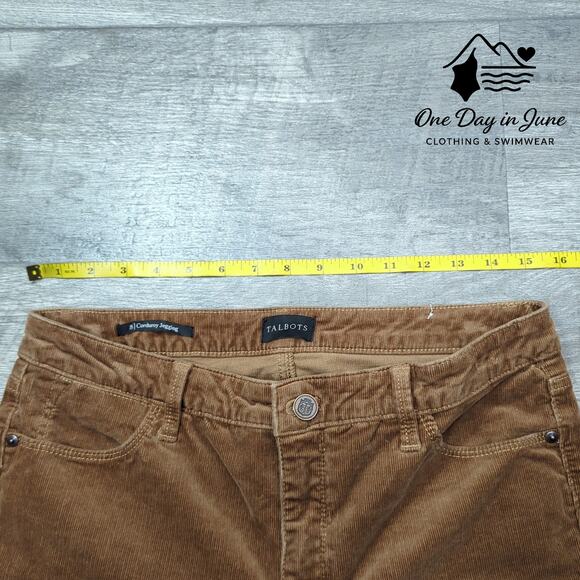Talbots Corduroy Jegging Pants Size 8 - Picture 3 of 6